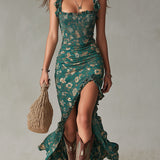 Zara - Vestido maxi boho retro