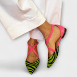 Bailarinas com Padrão Zebra