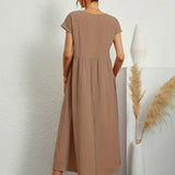 Gabriela - Vestido Elegante Midi Fluído Intemporal