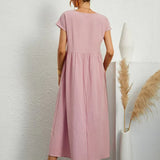 Gabriela - Vestido Elegante Midi Fluído Intemporal