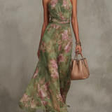 Sofia | Vestido de Verão Elegante com Padrão de Flores