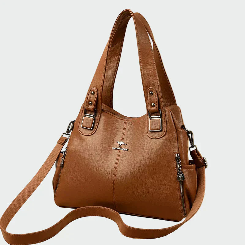 Bolsa de ombro retrô elegante